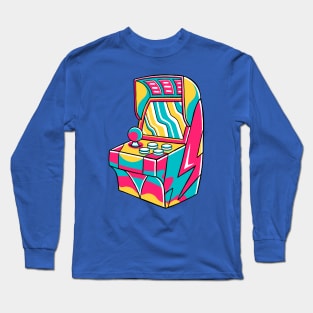 Game Arcade Machine Long Sleeve T-Shirt